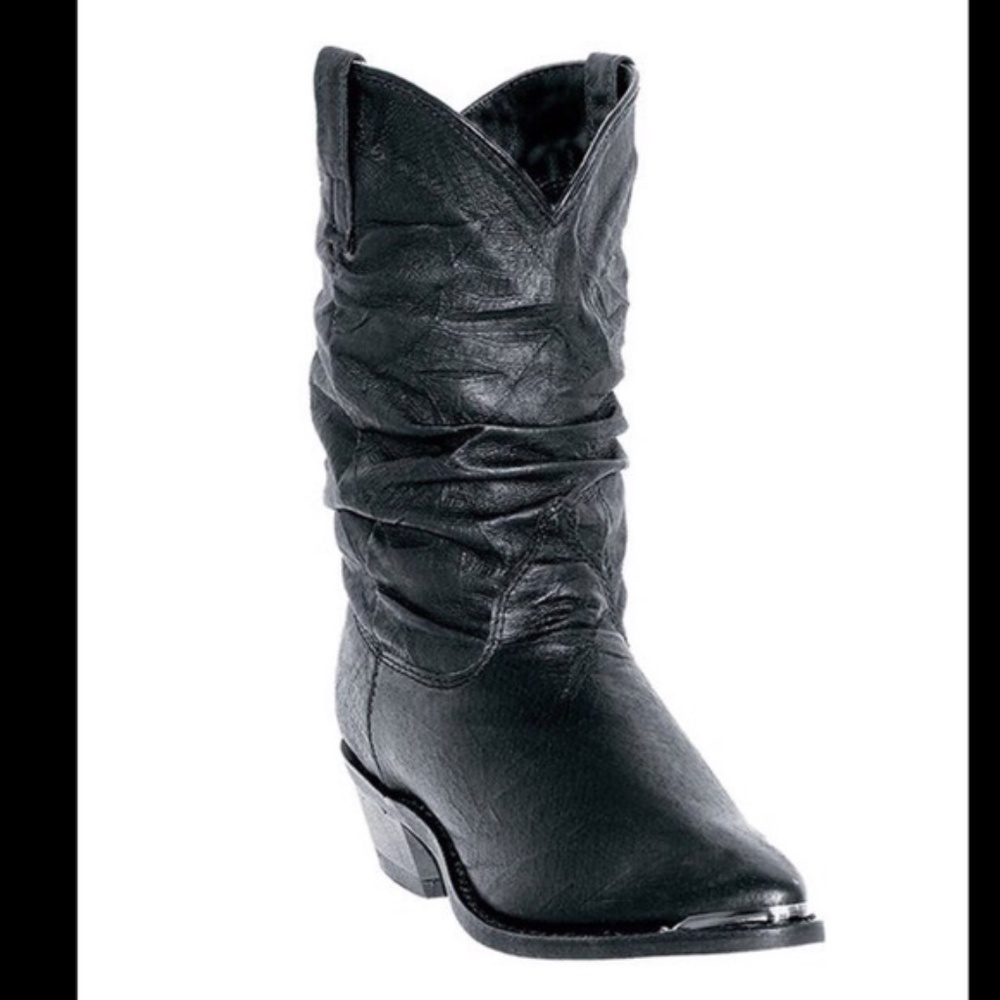 DINGO Charlie Leather Slouch Cowboy Western Boot 7